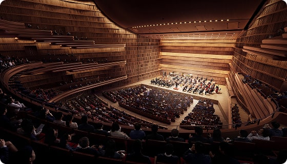 グランドホール客席内観