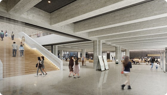 交流ひろば1内観